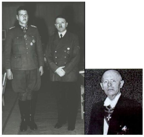 Na slici vidite Otta Skorzenyja ubojicu iz redova: SS/Grupe Odessa, no služio je i kao CIA-in glavni špijun i ubojica. Otto Skorzeny s Adolfom Hitlerom. Desno je Reinhard Gehlen.