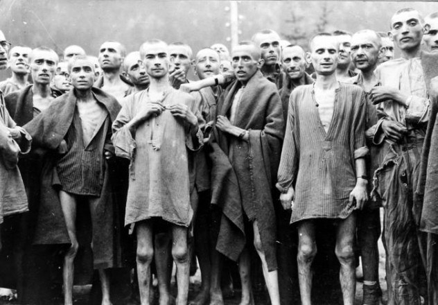 Logoraši u konc-logoru Mathausen Gusen za vrijeme nacističke Njemačke.