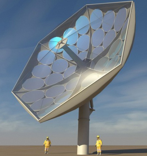 Ovako bi trebali izgledati IBM-ovi solarni projektori, ako bi se postavili u bilo kojoj osunčanoj pustinji svijeta.