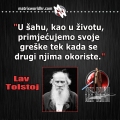 Životne greške, Tolstoj