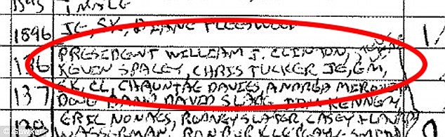 Bill CLinton na popisu putnika u Epsteinovom "Lolita Expressu". Clitnon je u tri godine 26 puta letio Lolita Expressom.