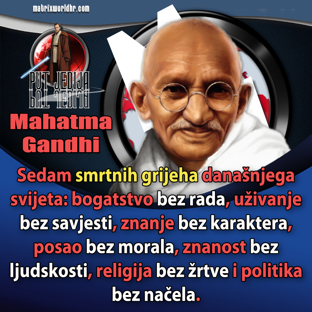 Mahatma gandhi izreke